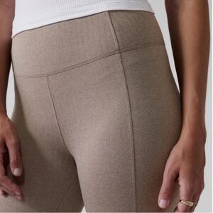 Athleta - Delancey Herringbone Tight - Tan/Beige - Size Small